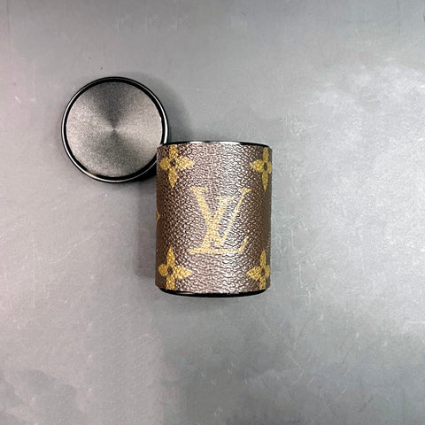 Vintage LV wrapped Stash Canister