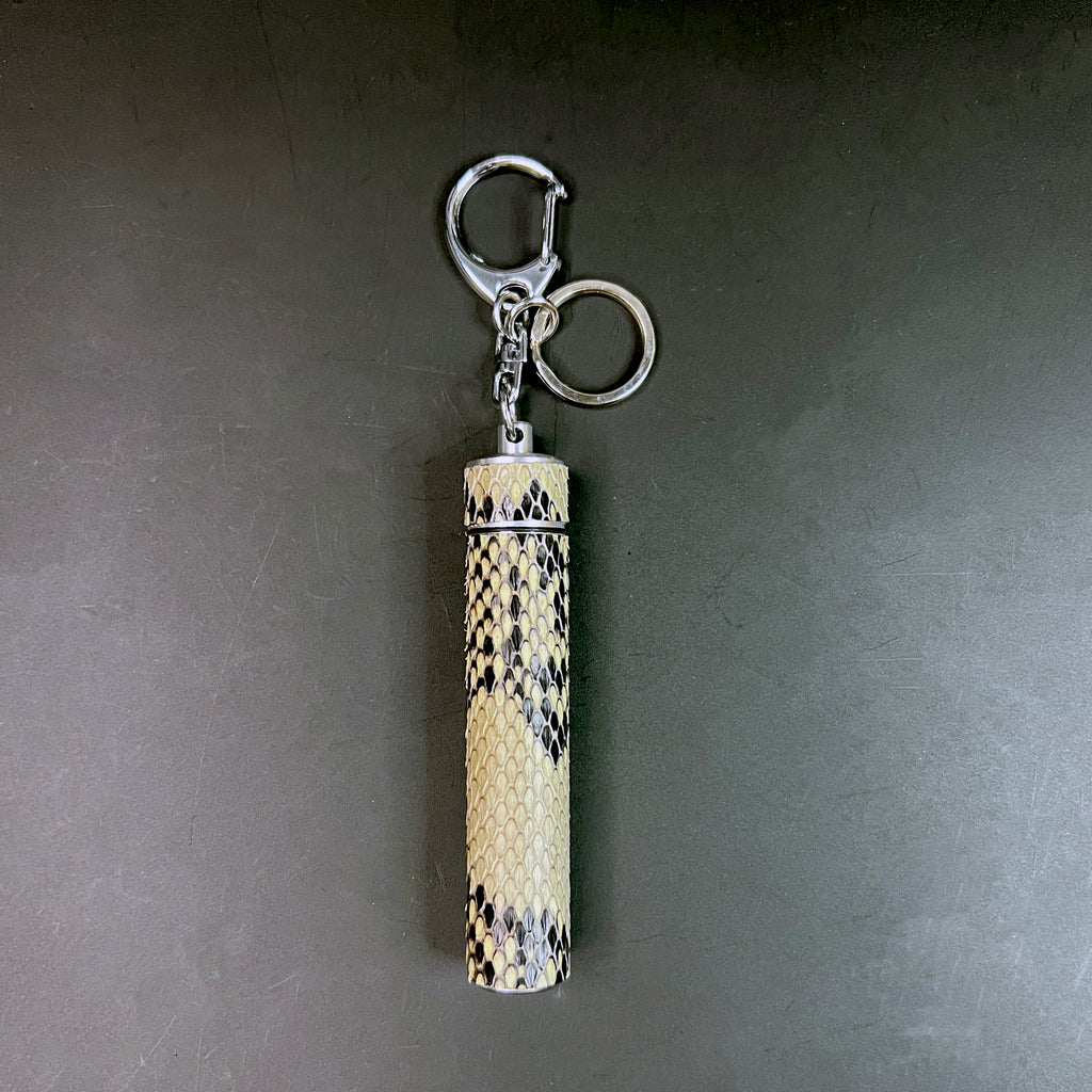 Pre-roll Travel Key Charm in Diamondback Python