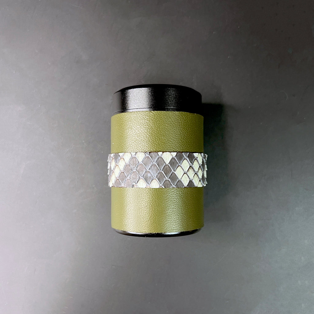 Fatigue Green Striped Stash Canister