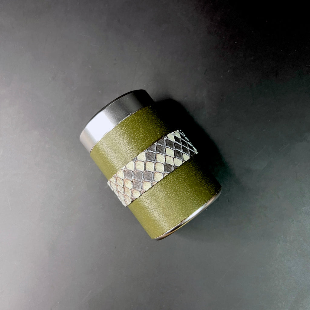 Fatigue Green Striped Stash Canister