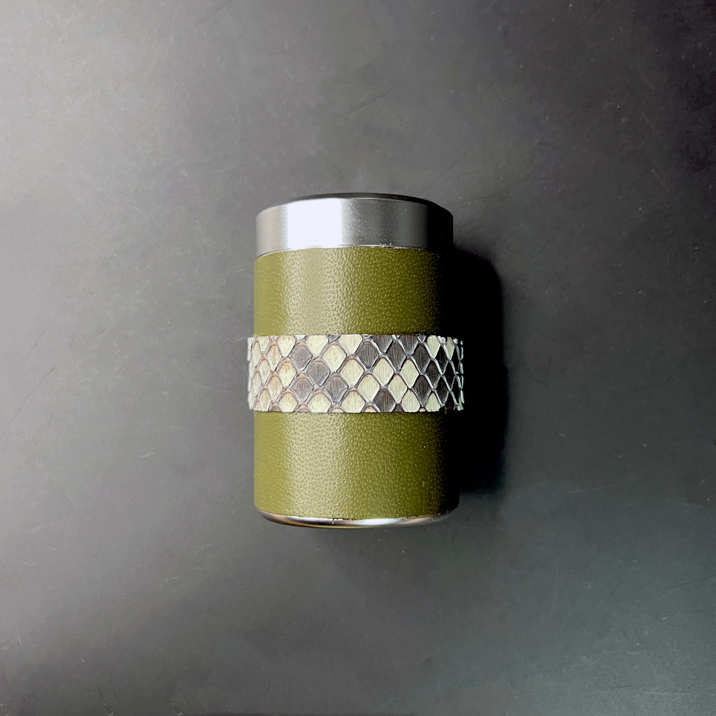 Fatigue Green Striped Stash Canister