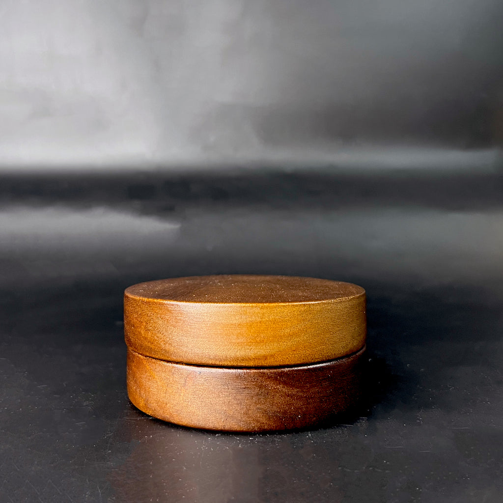 Wood and Silver  Hideaway Ashtray