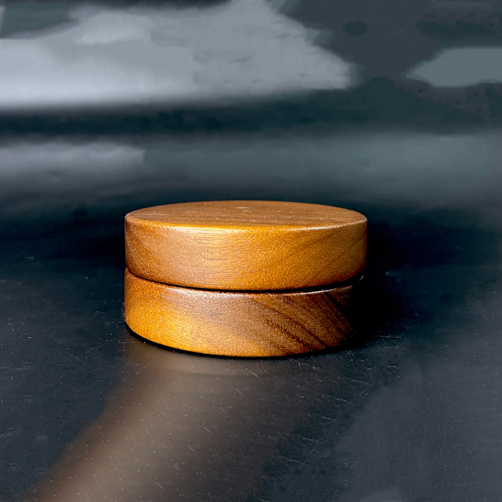 Wood and Matte Black Hideaway Ashtray