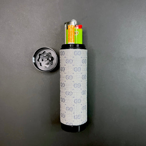 Haus of Topper SM Blue/Grey Vintage Gucci Silver Lighter Cover